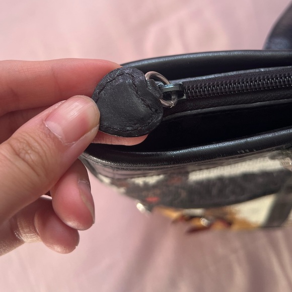 Brighton Dog Motif with Charms Handbag with Black Trim - Picture 3 of 9